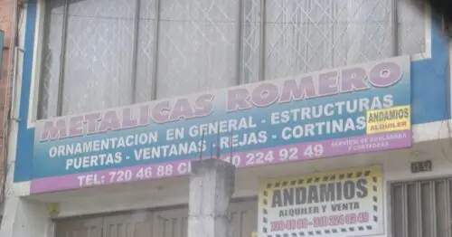 METALICAS ROMERO AVENIDA CARRERA 50 CON 16 METALICAS ROMERO AVENIDA CARRERA 50 CON 16